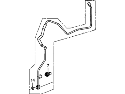 2012 Honda CR-Z A/C Hose - 80341-SZT-G01