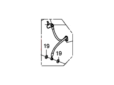 Honda CR-Z Hydraulic Hose - 01465-SZT-G01