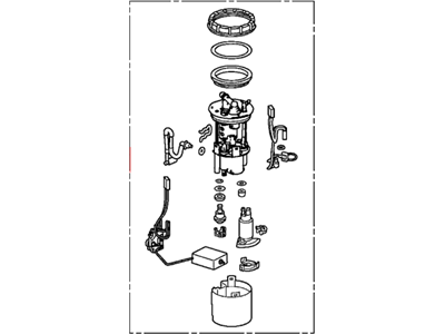 Honda 17045-SZT-L30 Module Set, Fuel Pump