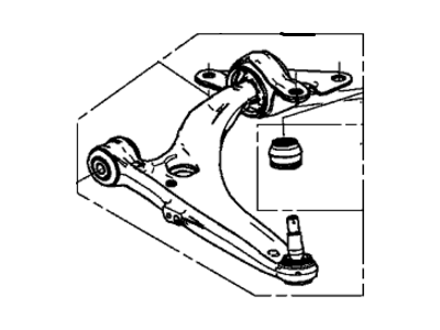 Dorman 524-586 Control Arm Assembly For Honda CR-Z – OE Solutions, Fits 51350SZTA02 / 51350SZTA03