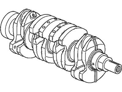 2015 Honda Civic Crankshaft - 13310-RTZ-000