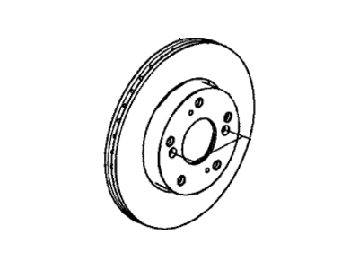 Honda 45251-SZT-040 Disk, Front Brake