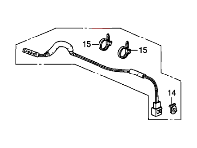 2008 Honda Civic Antenna Cable - 39156-SNC-023