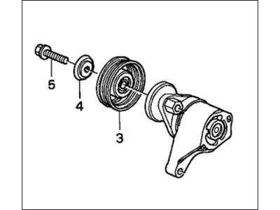 Honda 31170-RMX-003 Tensioner Assy., Auto