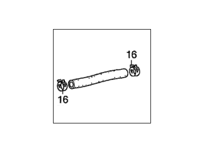 2007 Honda Civic Brake Booster Vacuum Hose - 46017-SNC-A00