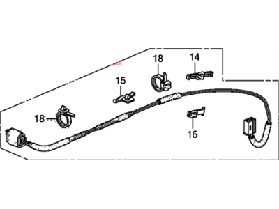 2009 Honda Civic Antenna Cable - 39159-SNC-A51