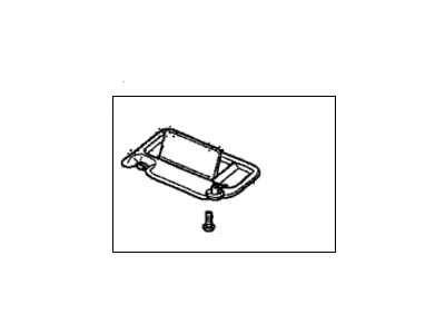 Honda 83280-SNA-A01ZD Sunvisor Assembly, Driver Side (Grayge) (Mirror)