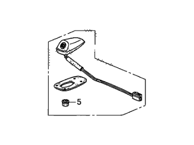 2006 Honda Civic Antenna Base - 39152-SNC-A02