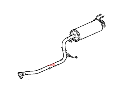 Honda Civic Exhaust Pipe - 18220-SNC-A01