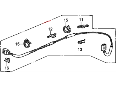 Honda 39159-SNC-A01 Feeder Assembly, Antenna