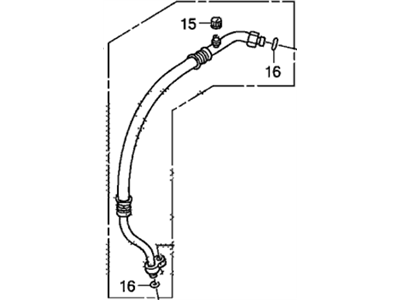 Honda 80312-SNC-A01 Hose, Suction