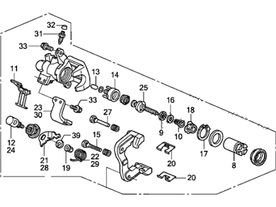 Honda 43018-SNA-A10