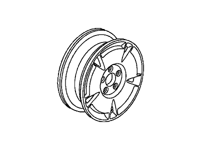Honda 42700-SNC-A71 Disk, Aluminum Wheel (15X6J) (Tpms) (Enkei)