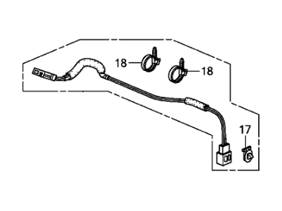 Honda 39156-SNC-A11 Sub-Feeder, Antenna