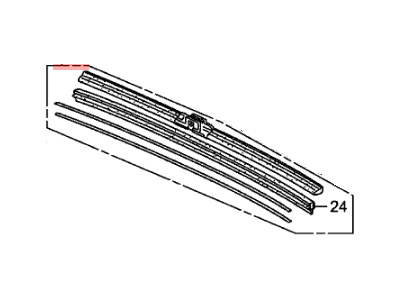 2007 Honda Civic Wiper Blade - 76620-SNA-A02