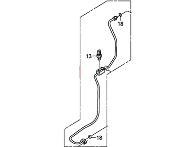 Honda 80341-SNC-G01 Pipe, Receiver