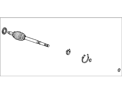 Honda CRX Axle Shaft - 44010-SJ4-963