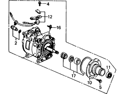 Honda 38810-PM5-S01 Compressor