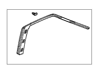 1989 Honda Civic Door Seal - 72325-SH3-013