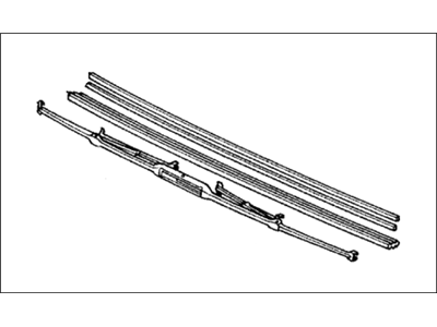 Honda 76620-SH0-A02 Blade, Windshield Wiper (Driver Side)