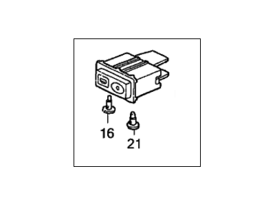 Honda 35500-SH5-A12 Switch Assembly, Rear Defroster (Tec)