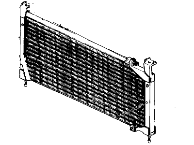 Honda CRX A/C Condenser - 80100-SH3-A11