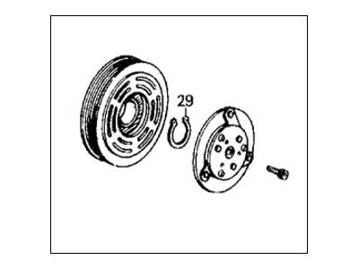 Honda 38900-PM3-M01 Clutch Set, Compressor