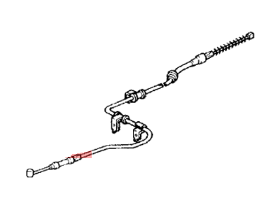 1990 Honda Civic Parking Brake Cable - 47510-SH0-A01