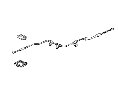 1991 Honda Civic Parking Brake Cable - 47560-SH0-A01