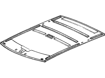 Honda 83200-SH3-000ZB Lining Assy., Roof *NH91L* (LOFTY GRAY)