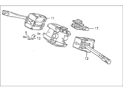 Honda 35250-SH3-A01 Switch Assembly, Combination