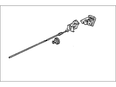 Honda 74130-SH0-A01 Wire, Hood