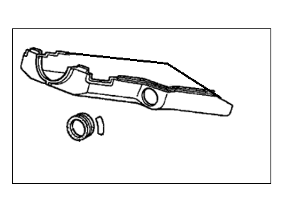 1990 Honda Civic Steering Column Cover - 77360-SH3-963ZA
