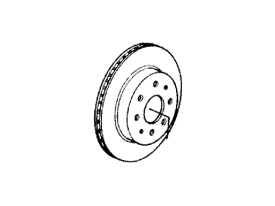 Honda 45251-SH3-A00 Disk, Front Brake