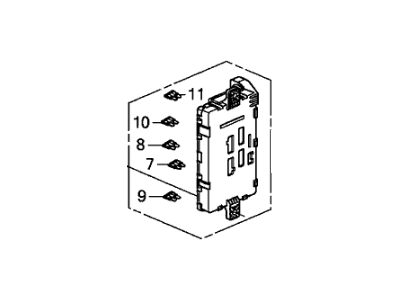 Honda 38210-TK8-A31 Box Assembly, Passenger Fuse