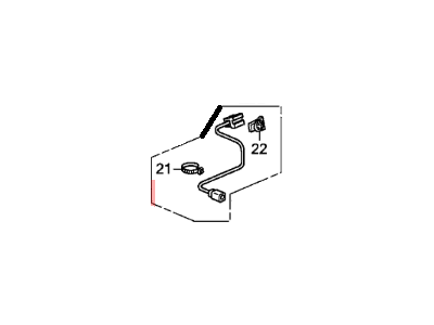 Honda 32755-TK8-A00 Sub-Wire, FR. Courtesy Light