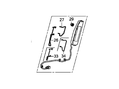 Honda 78055-TK8-A12 Module, Left Front Seat