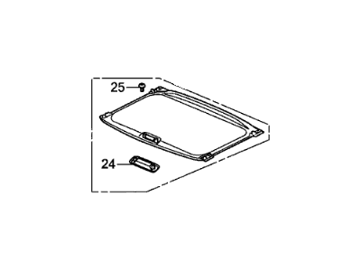 Honda 70600-TK8-A01ZA Sunshade Assy. *NH556L* (GRAY)