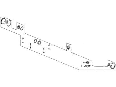 Honda 06531-TK8-A01 Seal Kit A, Power Steering (Rotary Valve)