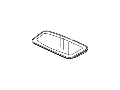 Honda 70200-TK8-A02 Glass Assembly, Roof