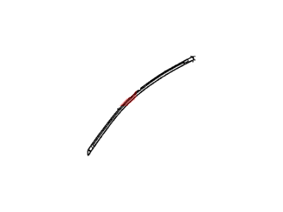 Honda 72465-TK8-A01 Molding, L. FR. Door Sash