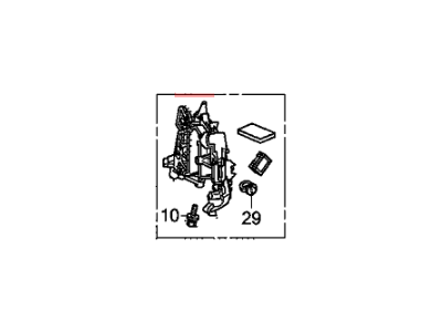 Honda 76257-TK8-A02 Frame Sub-Assy., L.