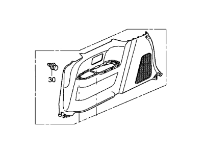 Honda 84620-TK8-A03ZB
