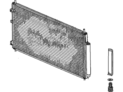 Honda 80110-TK8-A02 Condenser Assy.