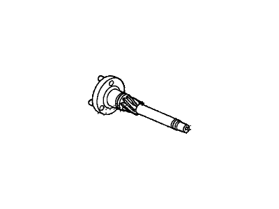 Honda 31213-RK2-A01 Shaft, Drive