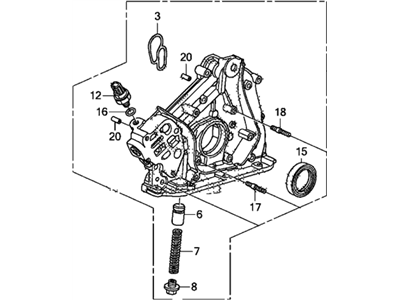 Honda 15100-R70-A02