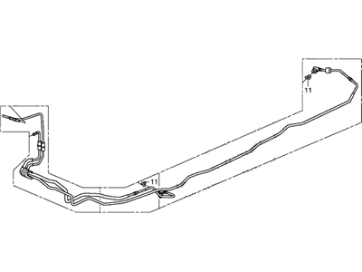 Honda 16050-TK8-A10 Pipe Assembly, Fuel