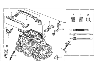 Honda 32110-RV0-A80 Harness, Engine