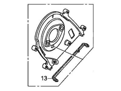 Honda 11870-RCA-A00 Plate Assembly, Rear Timing Belt Back Cover