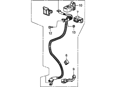 Honda 32410-TK8-A00 Cable Assembly, Starter